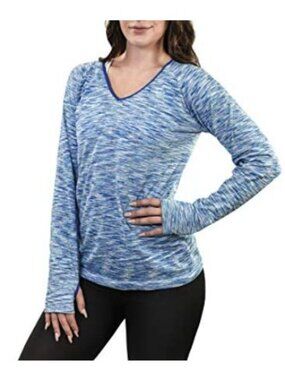 Young USA Stretch Activewear Size Large Long Sleeve Multi Colored EUC